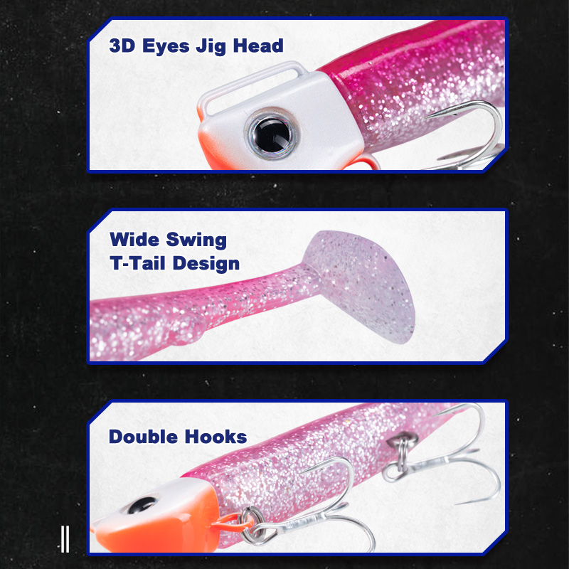 D1 110mm 34g Sinking Metal Jig - Fishing Hook Treble review and price